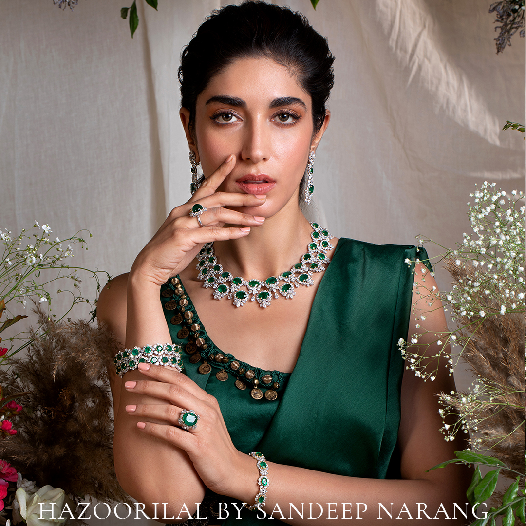 Gleam on Your Special Day with Hazoorilal Cocktail Jewellery